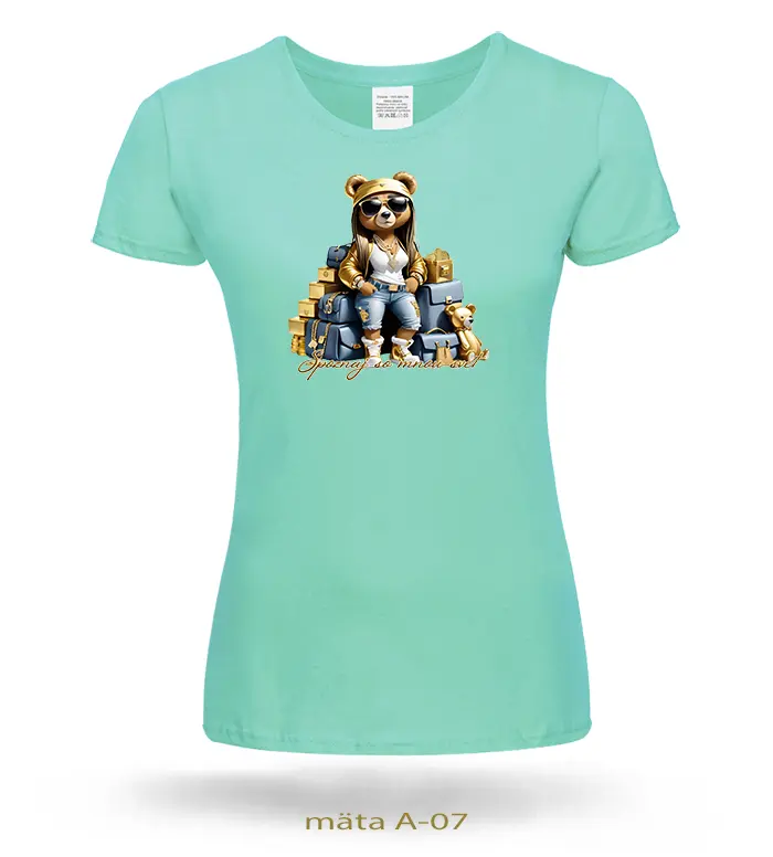 Trička dámske SPOZNAJ SO MNOU SVET